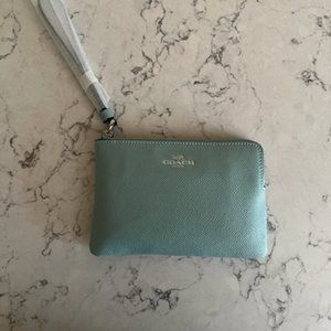 Coach Leather Wristlet